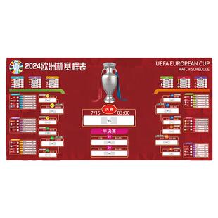 2025美国世俱杯赛程表装饰贴纸彩票店足球世界杯对阵表海报贴画HB