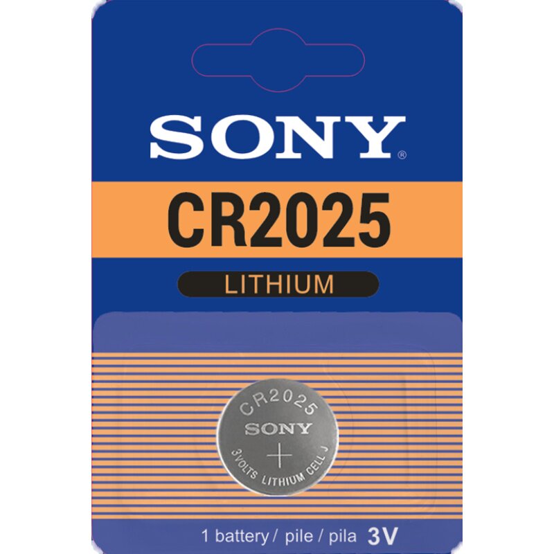 SONY原装索尼CR2025纽扣电池3V日产奔驰马自达遥控器车钥匙电池