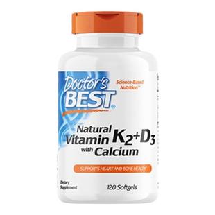 金达威多特倍斯k2钙片维生素K2D3柠檬酸钙片120粒