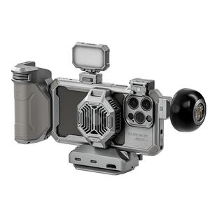 TILTA铁头手机壳iPhone15 Pro Max苹果15 Pro拓展框金属支架KHRONOS快拆生态配件直播补光灯手机滤镜散热器