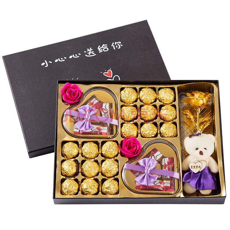 德芙巧克力礼盒装母亲节情人节礼创意礼盒/礼品套组