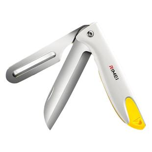 rimei金达日美折叠水果刀便携宿舍学生不锈钢家用削皮办公室小刀