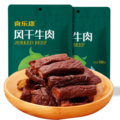 食乐康风干牛肉干内蒙古特产