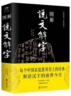 图解说文解字正版许慎原著有关中国文字解析的书籍中华书局注解十二讲画说汉字王国字典咬文嚼字细说汉字的故事画说汉字工具书说解