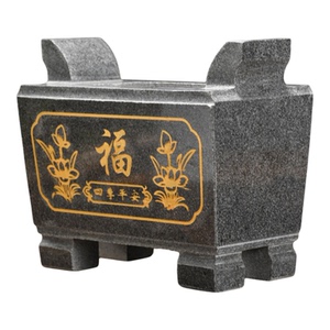 祠堂寺庙户外石雕方香炉