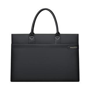 英皇保罗公文包男款通勤手提包休闲牛津布文件夹包防水尼龙电脑包