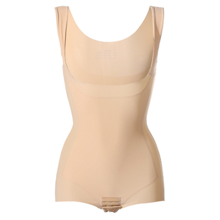 无痕连体塑身衣夏季薄超薄美体收腹束腰塑形内衣束身收复背心女