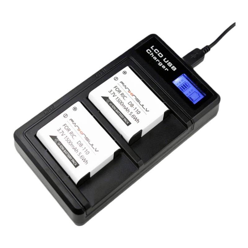 Ricoh/理光GR3 GR3X GRIII相机VR电池DB110充电器BJ-11双充套装奥林巴斯TG7 TG5 TG4 TG1 TG2 TG6 TG3电池