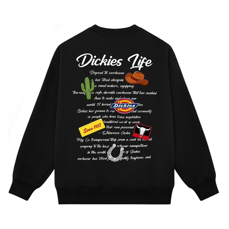 Dickies男士圆领卫衣重磅打底衫