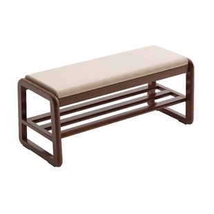 实木换鞋凳入户门口家用玄关鞋架可坐鞋柜轻奢高级感新中式长条凳