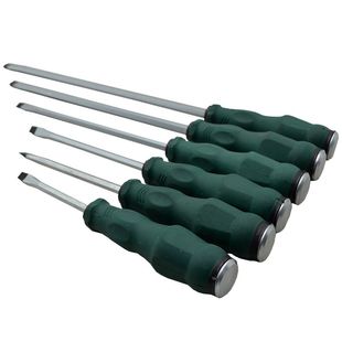 穿心螺丝刀可敲击工业级超硬大号加长起子带磁性一字十字平口改锥