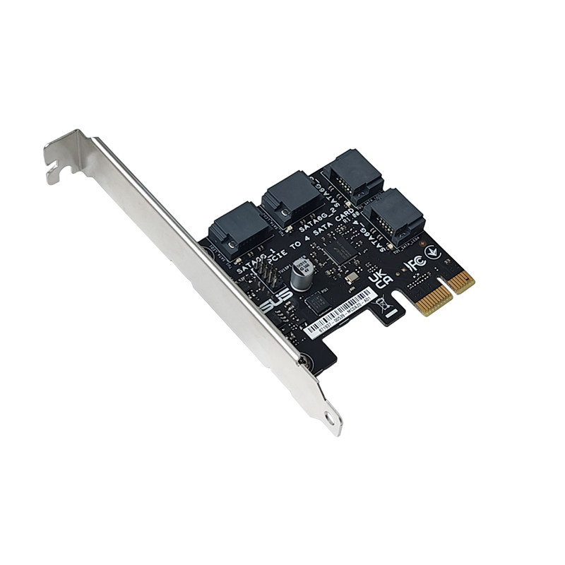 PCI-E转4口SATA3.0扩展卡免驱台式电脑PCIE转SATA扩展卡硬盘扩容