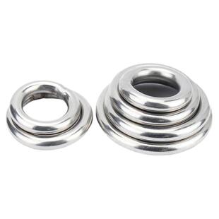 304不锈钢实心焊接O型圆环吊环钢环瑜伽吊床连接环宠物手拉环钢圈