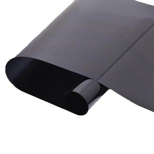 全遮光玻璃贴纸防晒隔热黑色窗户贴膜半透明防窥视遮阳台防走光膜