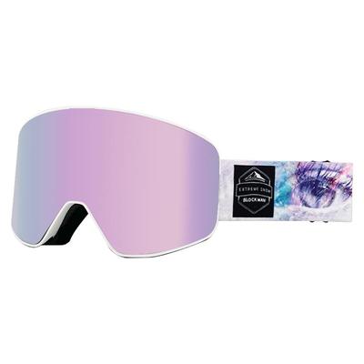 blockman磁吸滑雪眼镜双层防雾