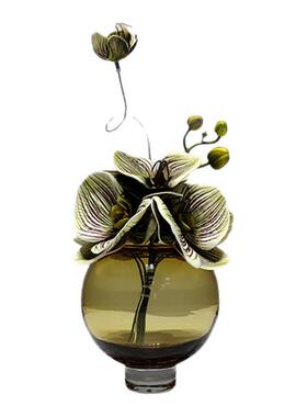 玻璃花器仿真花艺摆件假花装饰品
