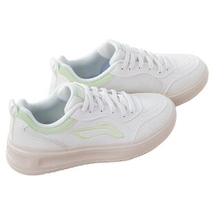 李宁板鞋女鞋女款2026新款好运轻便软弹透气小白鞋女士休闲运动鞋