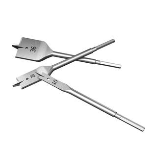 makita牧田扁钻三尖木工抽屉门锁开孔器木板扩孔平钻组合套装钻头