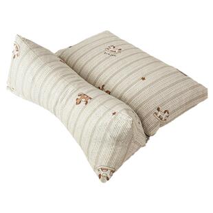 A类荞麦三角连体枕头护颈椎助睡眠枕成人组合枕芯颈椎枕单只装