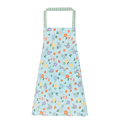 辉捷纯棉时尚手工碎花柔软围裙