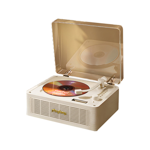 斐帅CD机复古唱片机专辑播放机光盘碟片一体式蓝牙音响女生礼物男