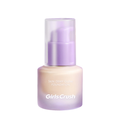 干皮闭眼入~GirlsCrush锁光瓶粉底液12ml干皮遮瑕润贴持久不脱妆