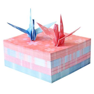 diy樱花粉色女孩简约礼物千纸鹤