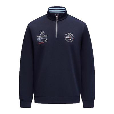 勇士鲨鱼商务休闲长袖立领卫衣