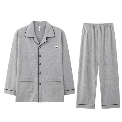 芬腾可安睡衣男舒适100%全棉纯棉