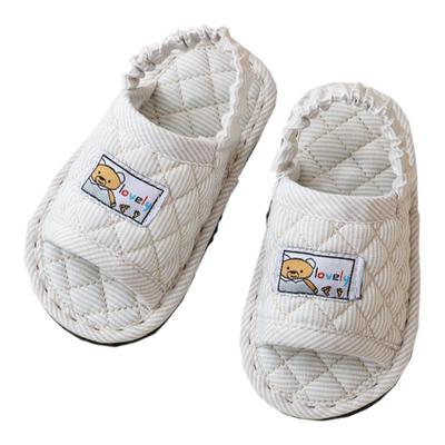 居家1-3岁儿童拖鞋静音可爱春秋