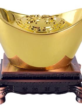 合金大元宝摆件供财神