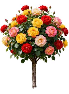 【带花发货】棒棒糖树桩月季