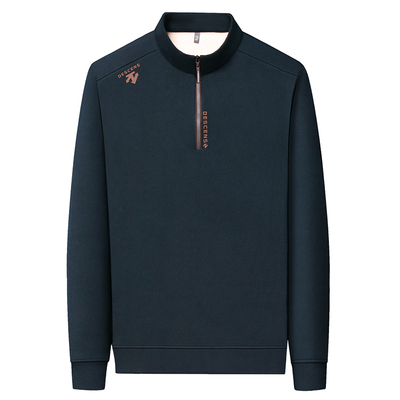 啄木鸟含羊毛加厚男士半高领卫衣