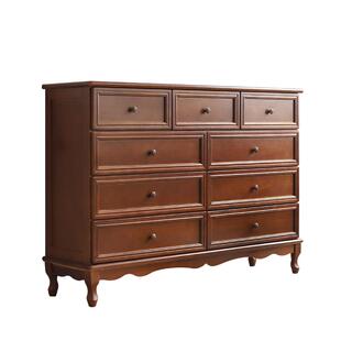 美式实木斗柜复古柜卧室靠墙储物柜床尾置物柜收纳柜五斗柜九斗柜