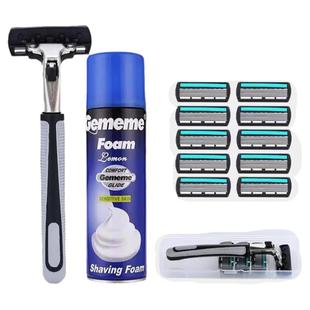 2025新款剃须刀官方正品6层刀片通用手动刮胡刀老式刮毛刀可刮头