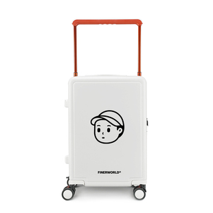 FINERWORLD定制图案行李箱女旅行箱男登机箱24寸轻便潮学生拉杆箱