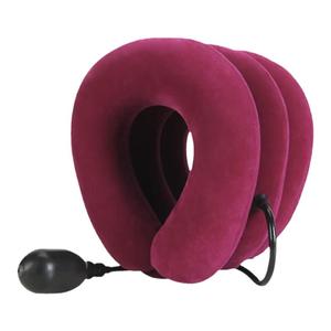 便携式充气护颈枕u型颈椎牵引