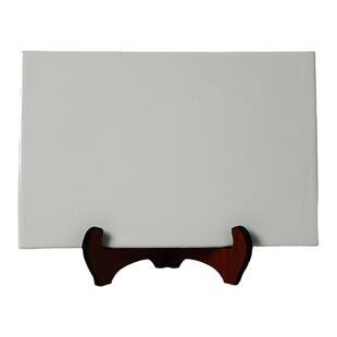 陶艺白胎瓷板景德镇高温长方形彩绘白胎板子学生上色釉上彩瓷板