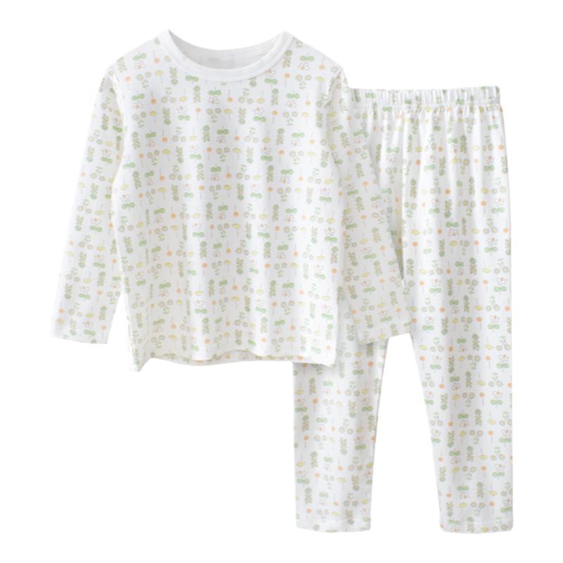 品牌童装春秋纯棉居家服睡衣套装