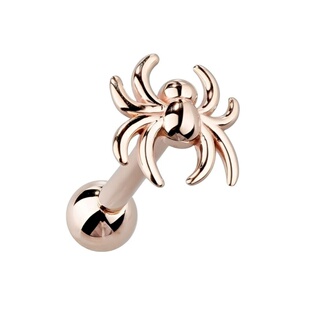 简约黄金耳骨钉女可爱小动物耳钉螺丝拧扣耳鼓钉小耳朵耳饰耳蜗钉