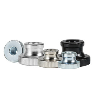 304不锈钢手拧螺母806大头高头滚花螺帽镀锌盲孔通孔螺丝螺栓帽M5