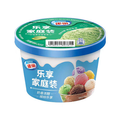雀巢乐享家庭装冰淇淋桶装
