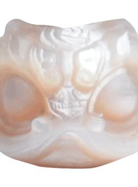 原矿淡水珍珠雕刻隔珠