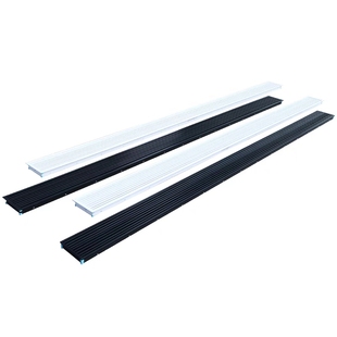 ABS中央空调黑白 出风口格栅线型加长百叶无边框内嵌型通风口定制