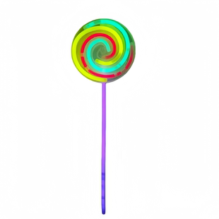 网红同款荧光棒棒糖荧光旋转陀螺夜光棒发光儿童玩具一次性荧光棒