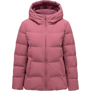 坦博尔冬季羽绒服女装短款连帽送妈妈款 保暖加厚舒适 高品质外套