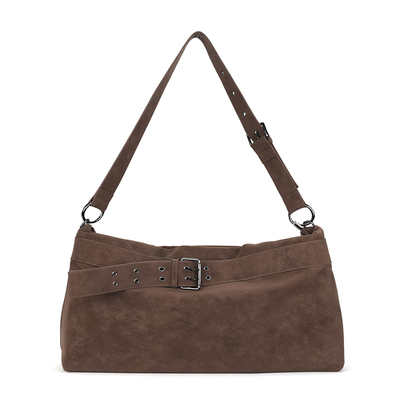 简着穆肯斯麂皮绒斜挎包