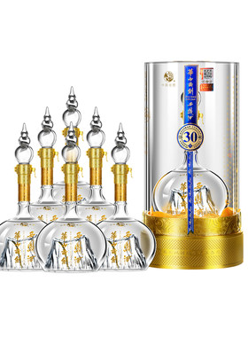 官方正品●华山论剑西凤酒30年55度凤香型白酒整箱送礼500ml*6