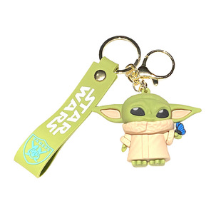 星球大战尤达宝宝公仔钥匙扣可爱卡通玩偶包包挂件车钥匙链小礼品