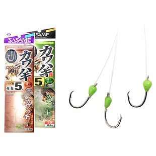 日本沙沙麦扒皮鱼串钩 马面鲀泥猛专用 船钓海钓夜光仕挂钓组